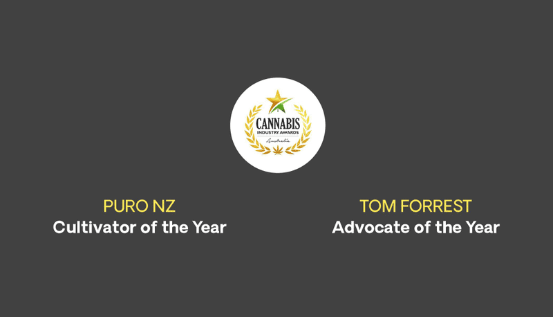Puro and Tom Forrest win at 2021 Australian Cannabis Awards